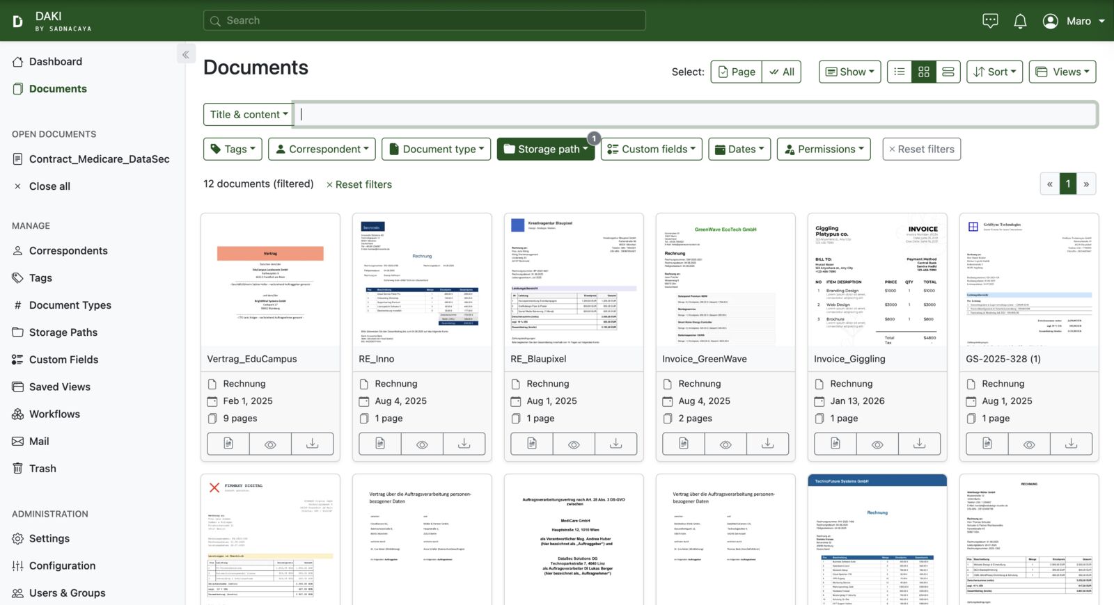 Datenmigration Schritt 1