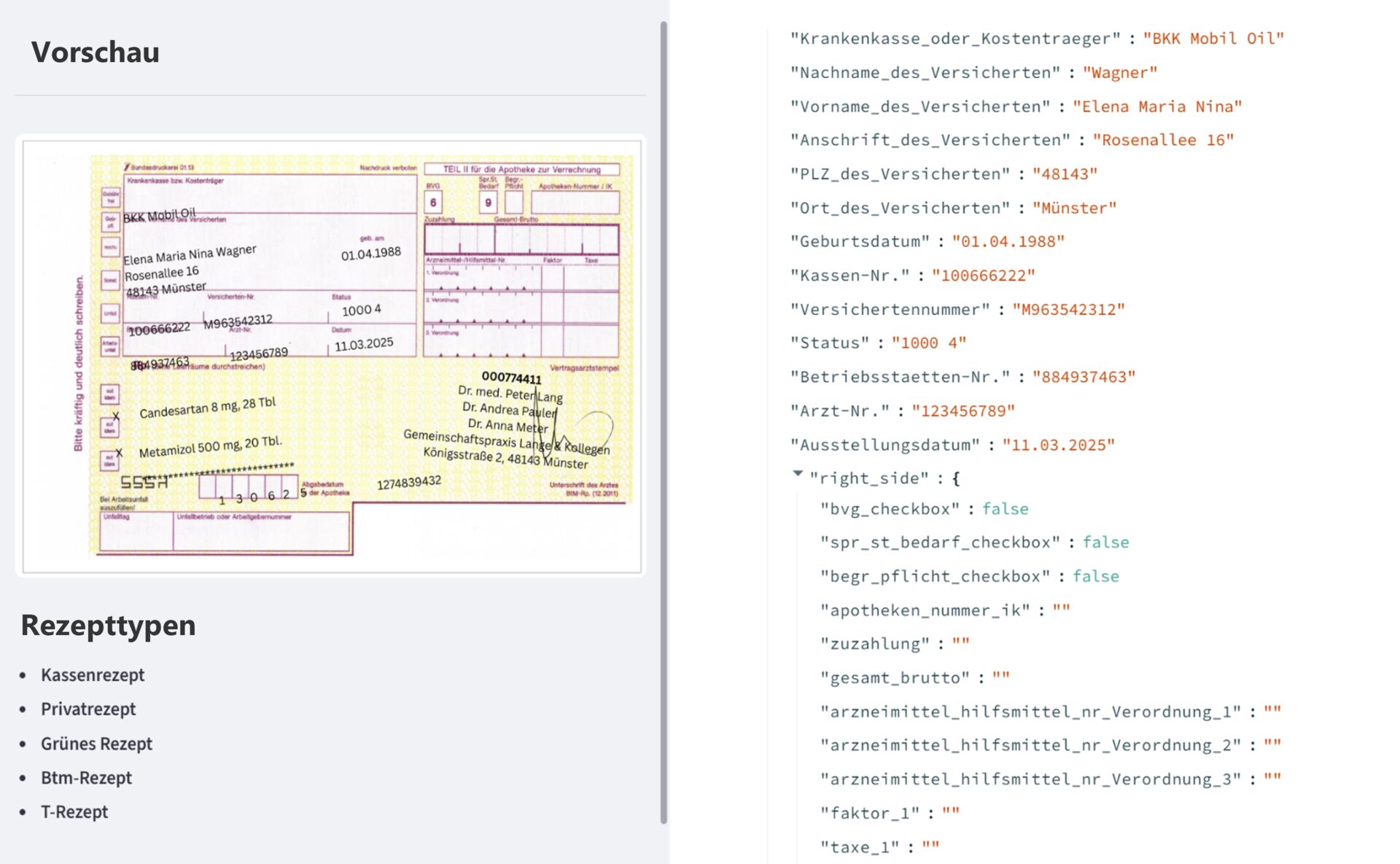 Datenextraktion Schritt 1